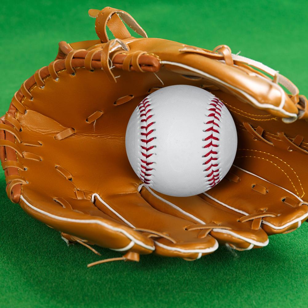9inch BaseBall Ball Elastic 7.2cm Exercise Base Balls Soft Rubber Core Relieve Stress Equipment for Sport Team Game