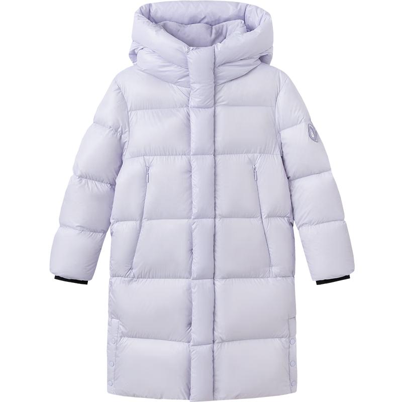 Balabala Kids' Long Hooded Down Jacket