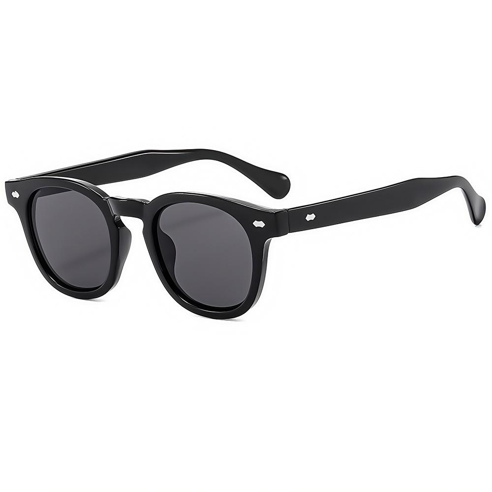 

JYL TS Sunglasses Rivet Small Frame UV Street/ZN3505-1 B-673 пастельный фиолетовый