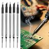 1-5 stuks Vervangende Soldeerbout Tips Ontsoldeer Pyrografie Keramische Soldeerbout Tip Precisie Laspunt Reparatiegereedschap