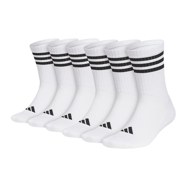 adidas CUSHIONED CREW SOCKS Crew Socks Unisex White/Black JN4867