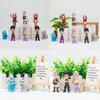 Pvc Demon Slayer Girl Group Figurine Set With Multiple Sizes For Collectors And Desk Decor