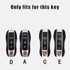 KSRQ6 Zinc Alloy Leather Car Key Case Cover For Porsche Panamera Macan Cayenne Cayman Boxster 911 9ya 971 Smart Remote Shell Accessory