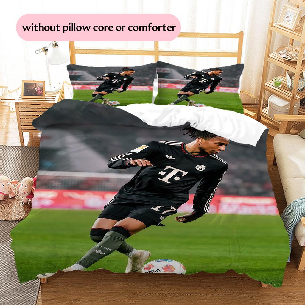Biancheria da letto con motivo Michael Olise Decorazione per la casa Regalo di compleanno (1 * copripiumino + 2 * federa, senza nucleo),merchandising per fan.