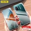 ESCASE Xiaomi 11 Pro Phone Case, Shockproof Full Coverage/soft Case Ultra-Thin Silicone (With Lanyard Hole), Protective Cover, Transparent