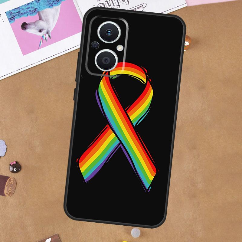 Heart Rainbow Gay Pride LGBT For OPPO Reno 13 12 11 10 14 Pro 8T 11F 12F 13F 14F 7 8 Lite OPPO Find X9 X8 X6 X5 Pro Case
