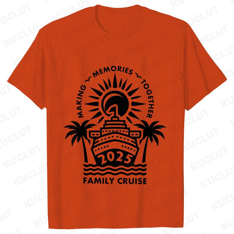 Family Cruise 2025 Tshirts Family Making Memories Together Tshirts Holiday Vacation Trip Shirt Cruise Squad T Shirts Tops