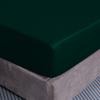 Cotton Fitted Sheet 200X200+25 Bottle Green