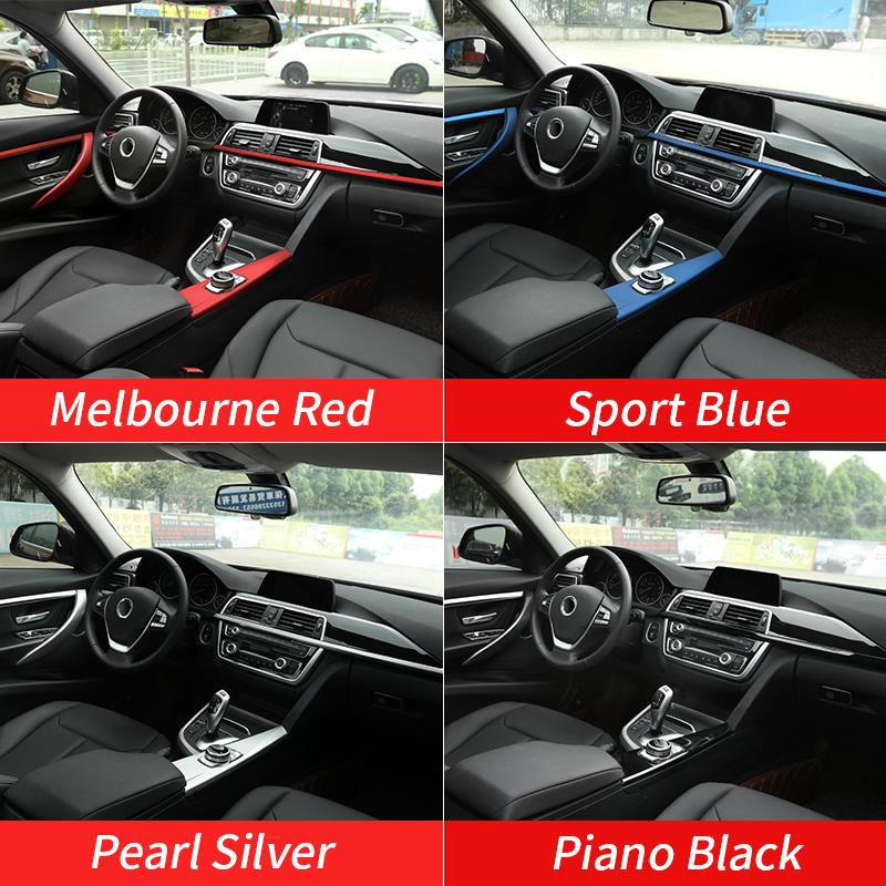 Bil iDrive Multimedia Panel Cover Center Växellåda Multi-Media Knapp Cover Trim För BMW 3 4 Serie 3GT F34 F36 F30