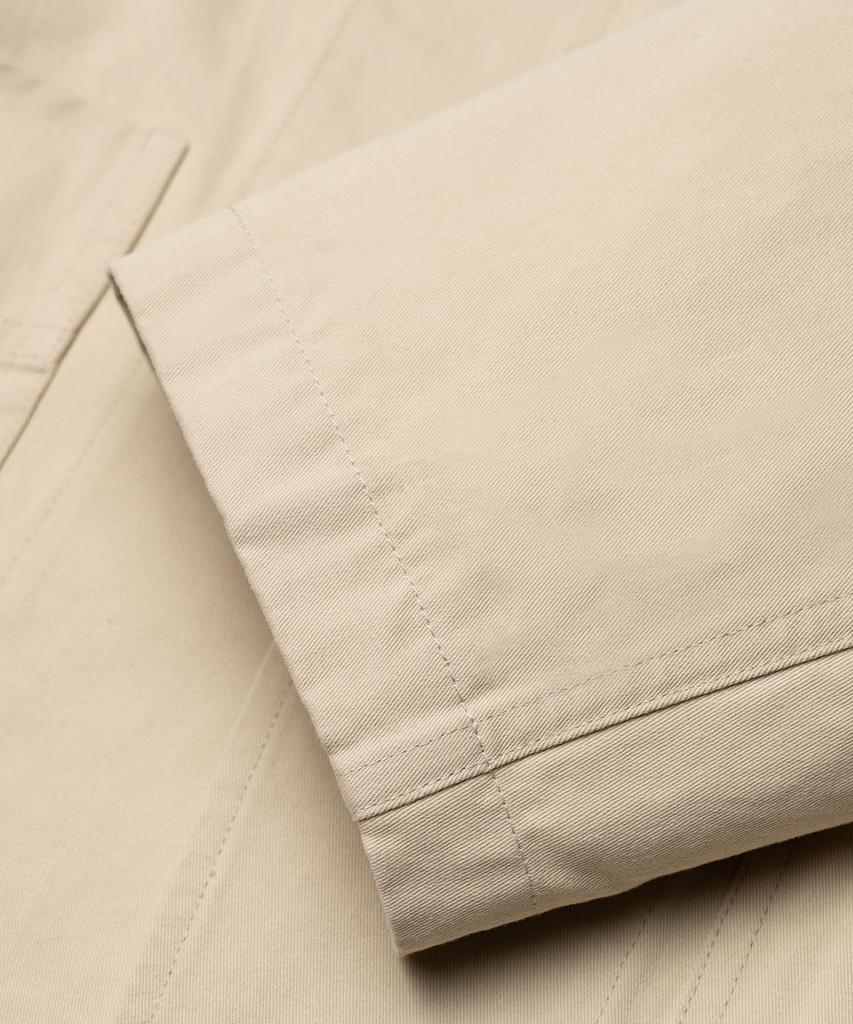 Connect Kinloch Washed Cotton Loose Fit Jacket [Beige]