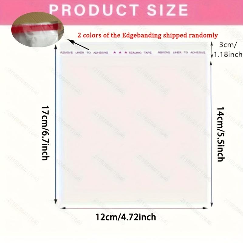 

Самоклеящиеся прозрачные целлофановые пакеты 1000 шт. - OPP подарочные пакеты для хранения канцелярских товаров, ювелирных изделий, заколок для волос, самозапечатывающаяся упаковка 1.96x2.75inch