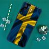 Sweden Flag Case For Oppo A40 A60 A80 A16 A76 A96 A18 A38 A58 A78 A98 A91 A15 A17 A74 A94 A54 A57S Cover
