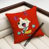 For Cute Cartoon J-Jibanyan Throw Pillow Case Sham 45X45Cm 40X40Cm Square Car Pillowcase Pad Cushion Cover