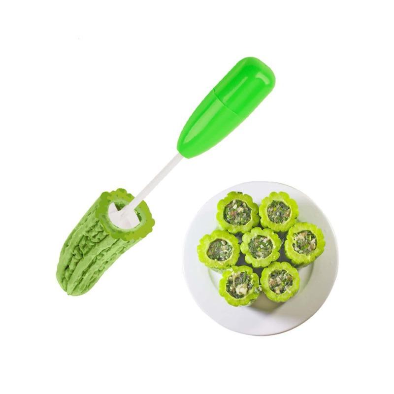 1pc Plastic Corer Tool, Vegetable Fruit Digging Device For Kitchen