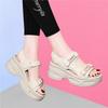 Casual Style Summer Outdoor Leisure Soft Sole Outer Wear Beach Shoes Flat Bottom Wear-resistant Open-toed Women's Comfortable Slippers Thick Bottom