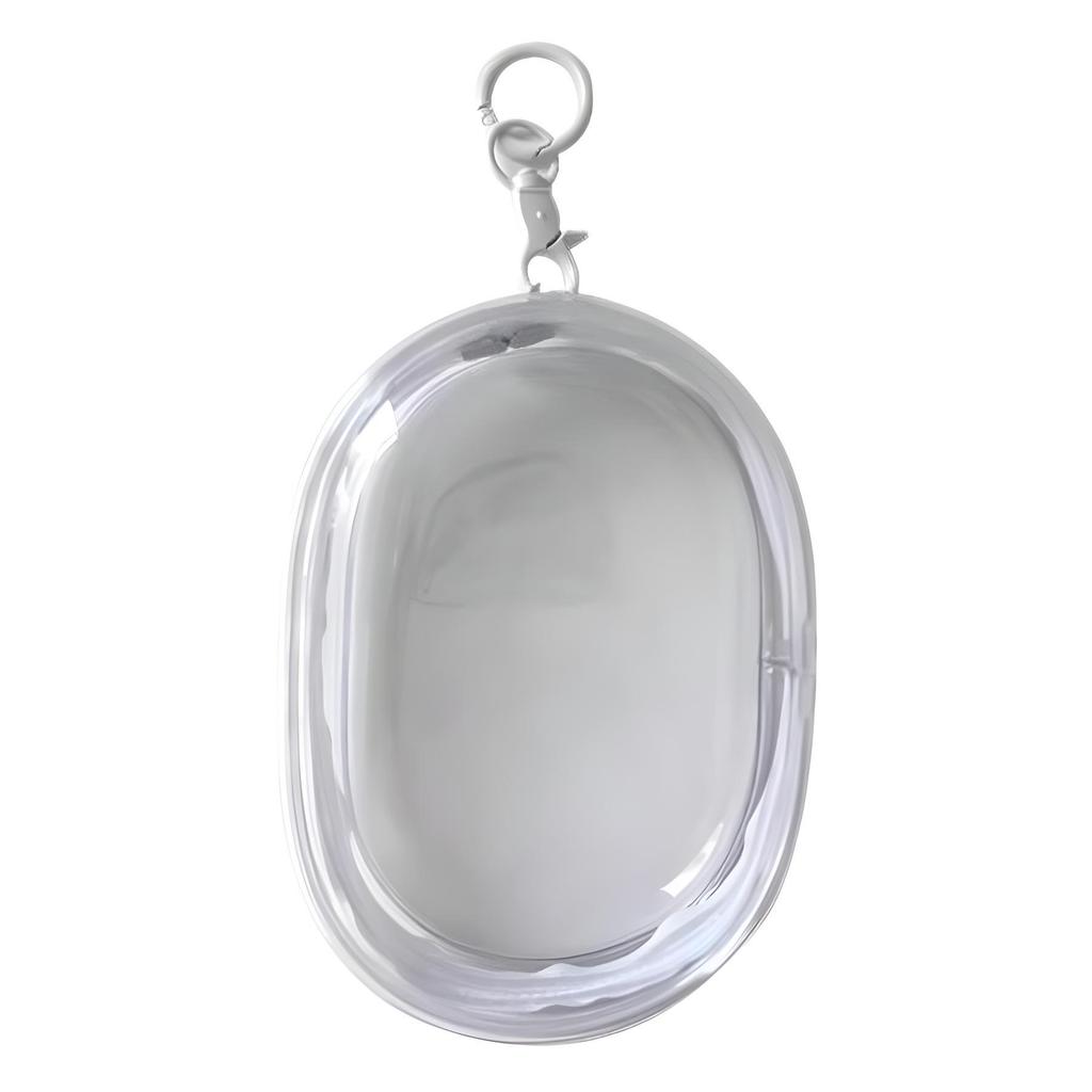 Transparent Portable Mini Storage Box for Cables and Headphones