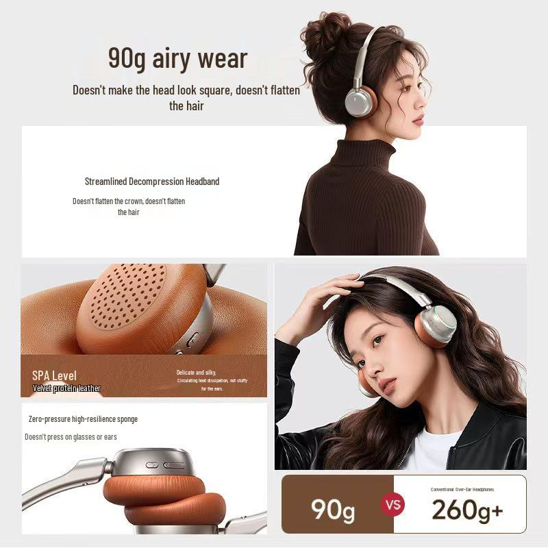 APP TC-30Pro 2025 Luminous Retro Over-Ear Bluetooth Headphones with High-Quality American Design