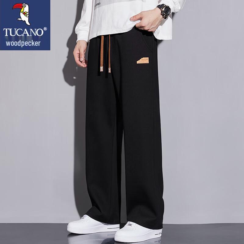 TUCANO Men's Loose Fit Straight Leg Casual Pants