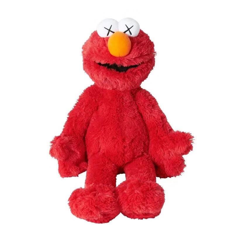 Adorável Brinquedo de Pelúcia Kaws Sesame Street Elmo Cookie Boneca de Pelúcia Macia Perfeita Para Crianças