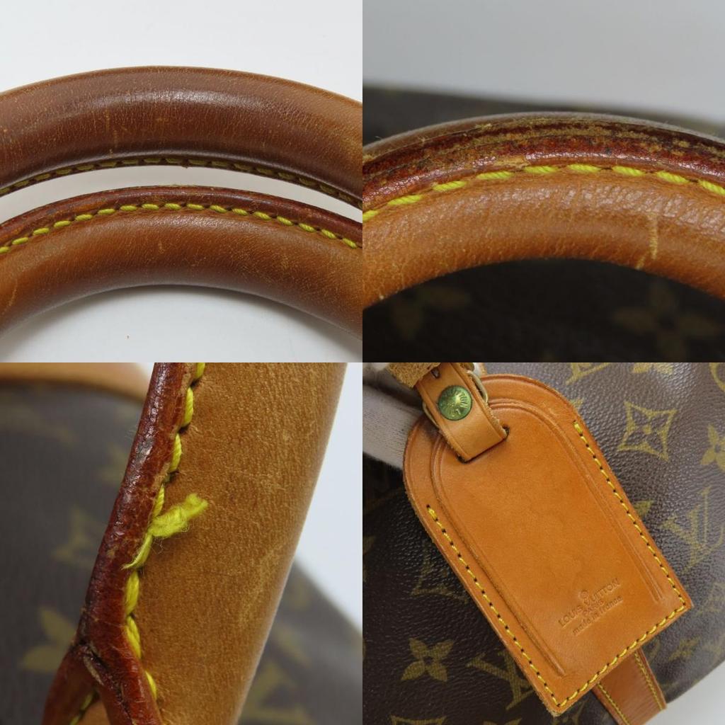 Used LOUIS VUITTON Boston Bag Kiepol Band Barriere 50 M41416 Monogram/Nume Leather Brown Shoulder