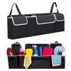 Car Trunk Backseat Storage Bag Large Capacity Multifunctional Black Oxford Car Seat Back Organizers Auto Interior Accessories