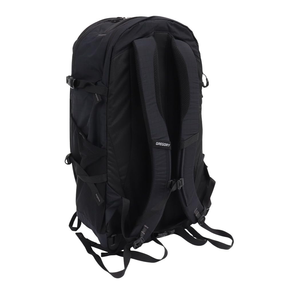Official Gregory Velata V3 Backpack, Large Capacity, Laptop Storage, Lightweight, Perfect for Commuting and School, Black