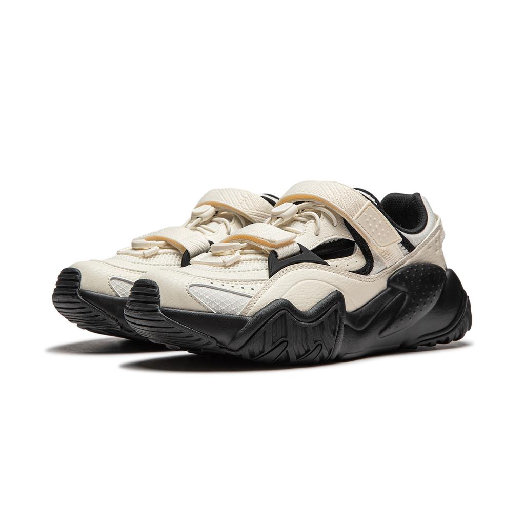 New LiNing Sichuan Tour Cushioning Wear Resistant Low Top Casual Shoes Women's Ecru AGCU184-1