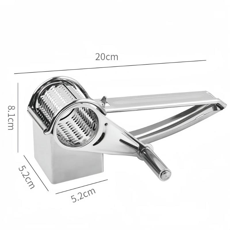 Hand Crank Stainless Steel Grater Multi-use Food Slicer Shredder for Vegetable Nut Chocolate Kitchen Use