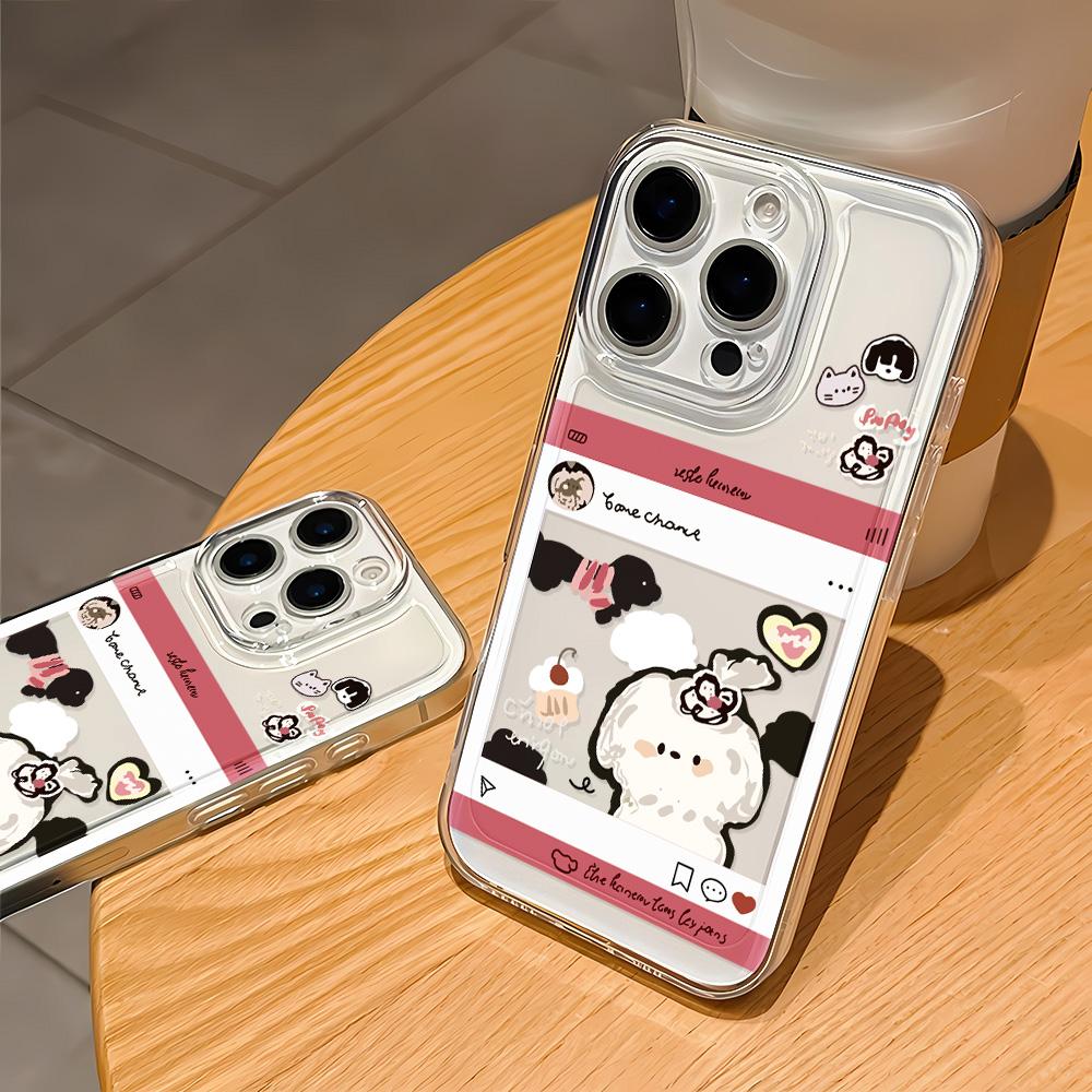 Husă pentru telefon pentru iPhone 11 12 13 14 15 16 17 Pro Max Husă Samsung A36 A56 A06 A05 A15 A55 Huse Xiaomi 11 12 Redmi 12C Note 11 12 13 9 10 C65 Drăguță