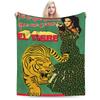 Super Soft Throw Blanket Travel Car Lola Flores Blanket  Flannel Bedspread For Living Room Funny Sofa Bed Cover