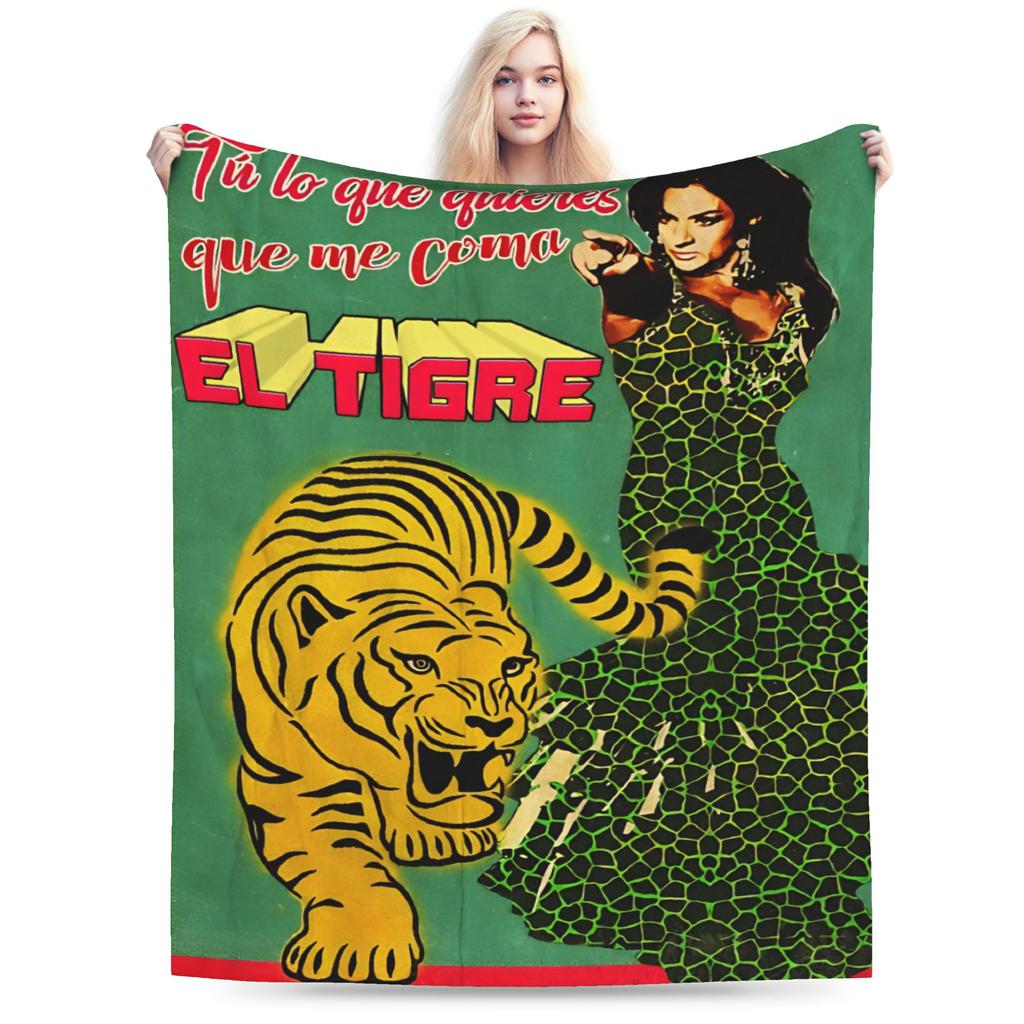 Super Soft Throw Blanket Travel Car Lola Flores Blanket Flannel Bedspread For Living Room Funny Sofa Bed Cover