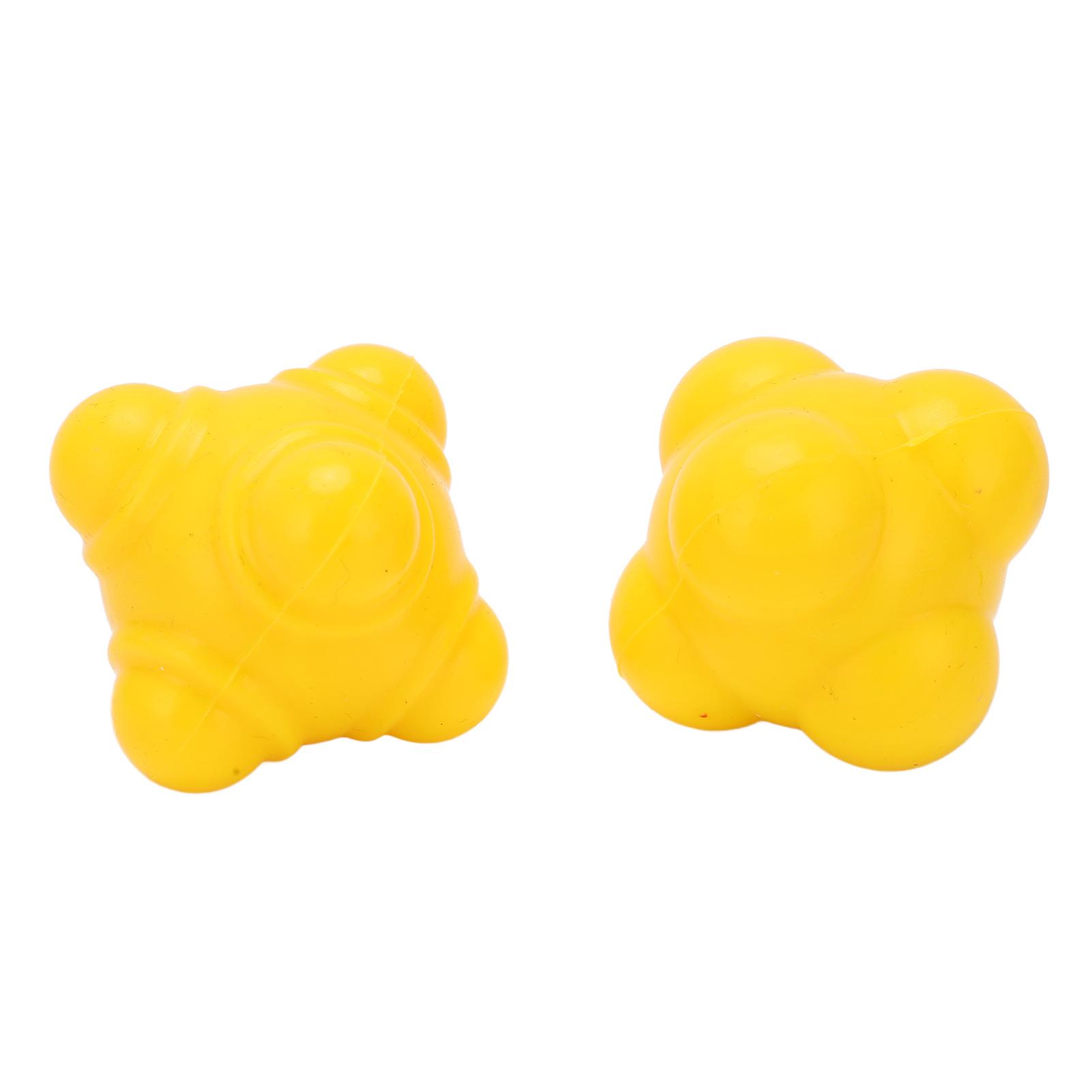 

2шт нерегулярный мяч для тренировки ловкости, координации рук и глаз, резиновый мяч для рефлексов