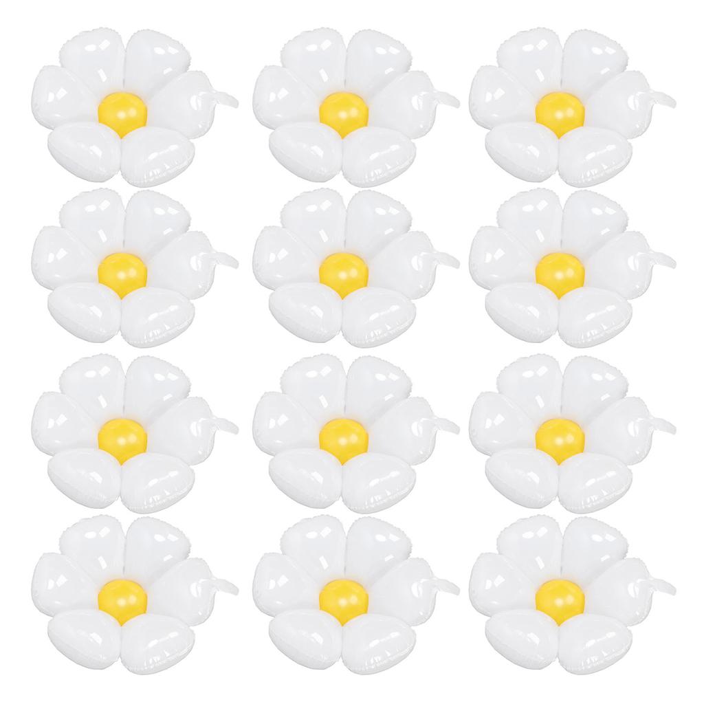 50pcs Daisy Balloons Birthday Decoration Party Supplies Daisy Baby Shower Balloon Decor for