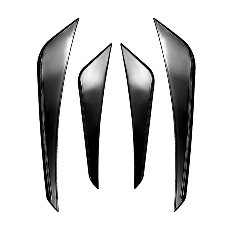 Car Front Bumper Outer Side Splitter Spoiler Canard Trim For BMW 1 Series F20 F21 M Sport 2015-