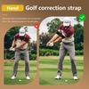 1Pc Elastic Golf Swing Trainer Arm Band Golf Swing Gesture Corrector Training Aid Golf Practicing Guid For Men Women Beginners