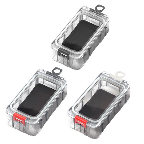 Splicing Fishing Lure Box Glow-in-the-dark Magnetic Clear Portable Waterproof Fishing Hooks Soft Hard Bait Angling Tools Gear Organizer Case