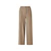 Langzi Draped Straight-Leg Casual Pants