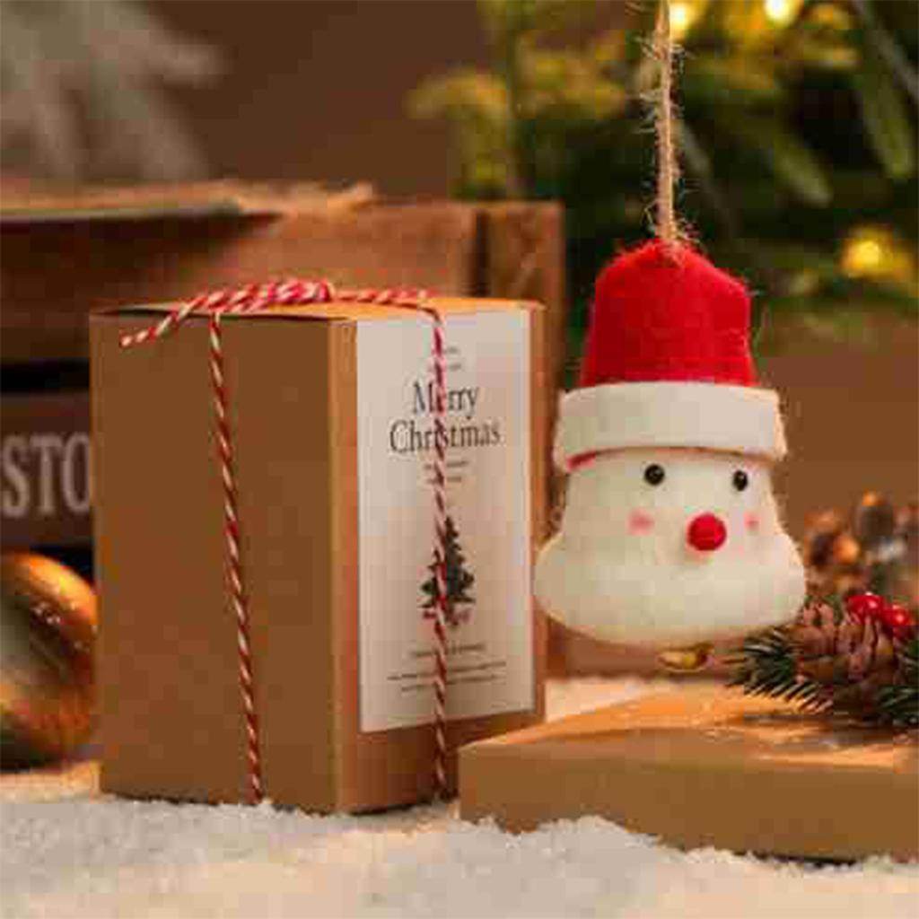 Christmas Decorations Wool Bell Snowman Pendant Old Man Gift Christmas Tree Ornaments