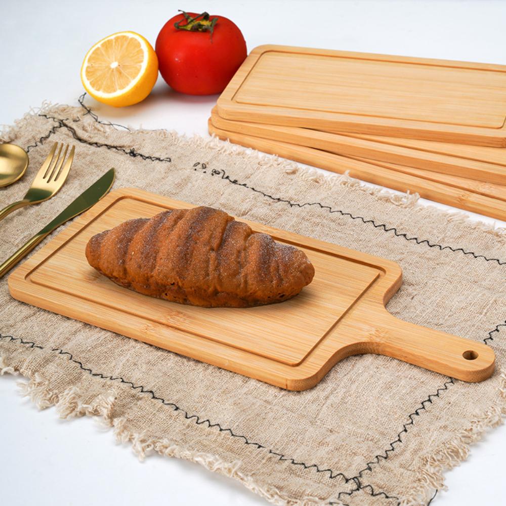 Bamboo Cutting Board, Coffee Bread Pizza Plate, Bamboo Tableware, French Fries, Chicken Wing Plate, Dining Table, Dessert Snack