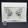 Fashion 3d Mermaid Face Gem Temporary Tattoo Crystal Body Facial Stickers, Shiny Glitter and Rhinestones for Festival Prom Party
