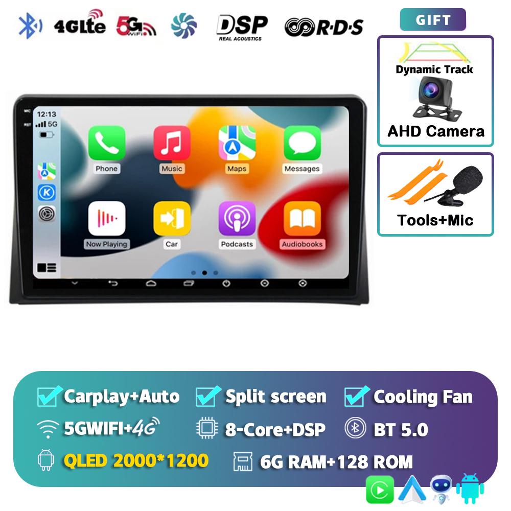 Android 14 Carplay Auto Car Radio For Volkswagen Multivan T5 2003 - 2015 Multimedia Video Player GPS Navigation Stereo Head Unit