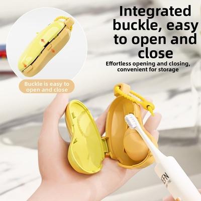 Portable Toothbrush Head Protective Cover Toothbrush Storage Organizer  for Travel Hike Camping