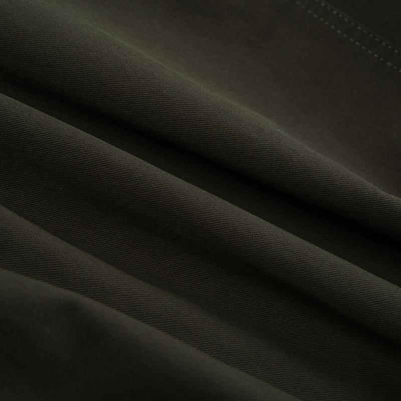 Men's Winter Casual Stand-up Collar Velvet Thickened Cotton Large-size Jacket Men's Solid Color Tooling Jacket