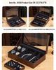 2025 Walnut Wood Grain Watch & Sunglasses Storage Box