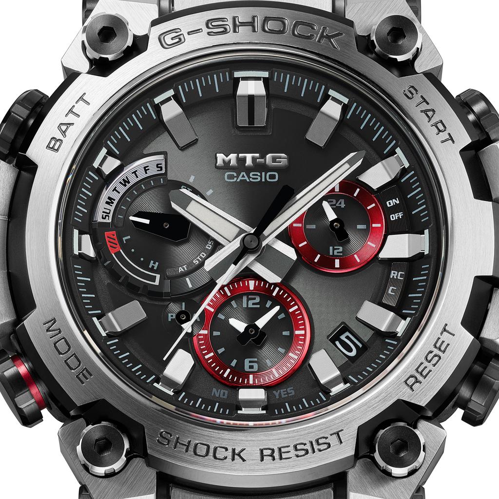 Casio G-SHOCK Men's Stainless Steel 200M Water Resistant Quartz Watch MTG-B3000-1A