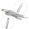 Portable Phillips Slotted Screwdriver Key Ring Set Multi-Functional Mini Pocket Repair Tool Gadget for Camping Accessories