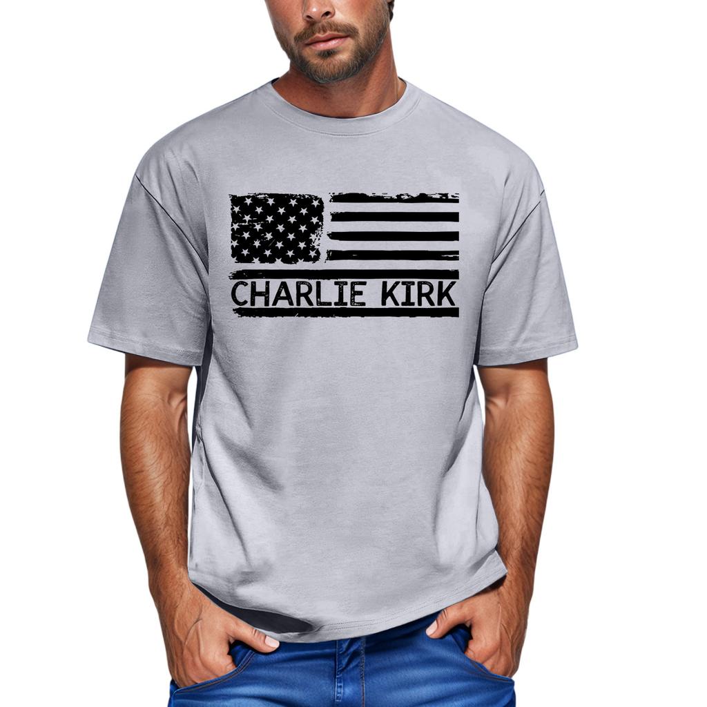 Men'S Fashionable T-Shirt, Street Casual Short Sleeved Clothing
