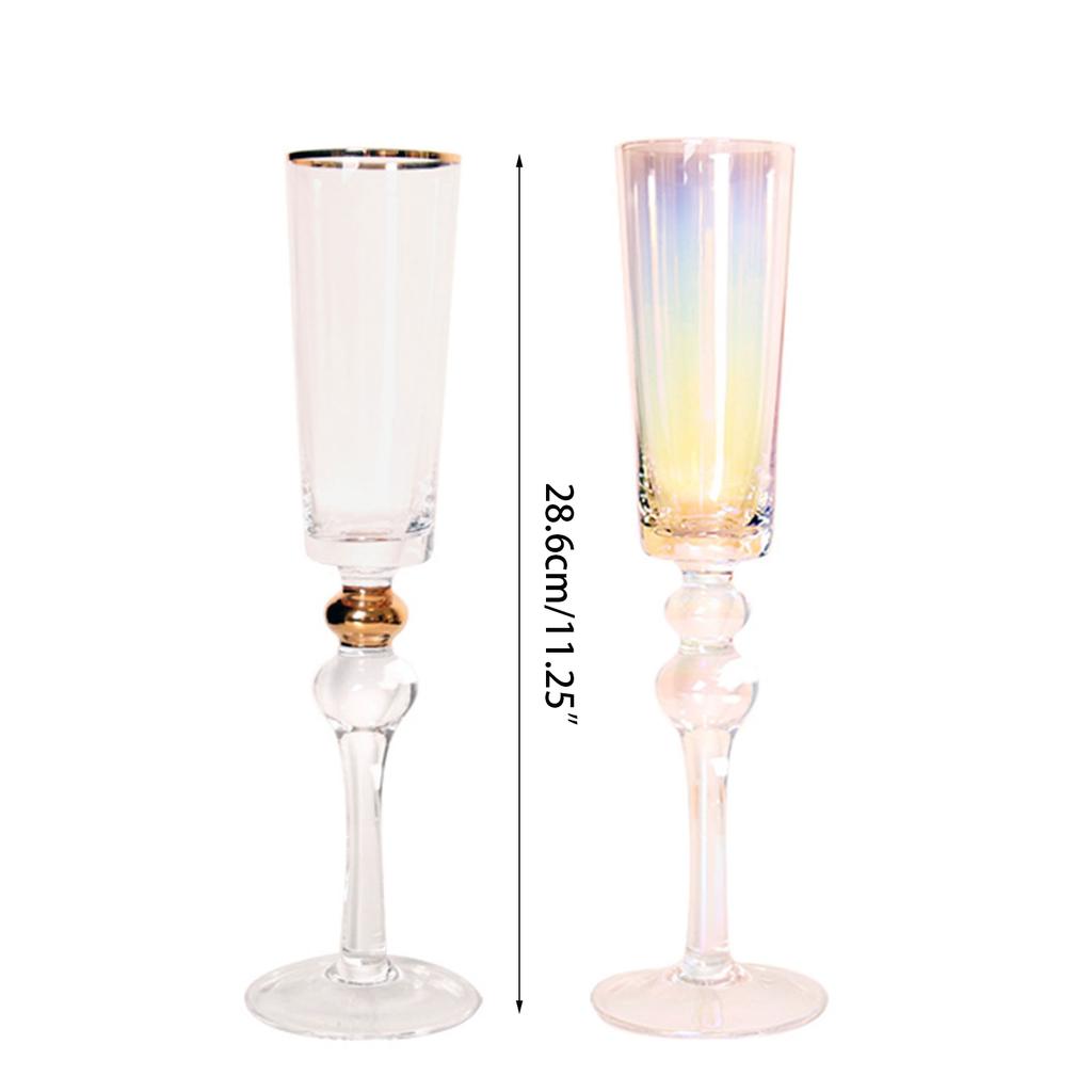 Champagne Flutes Beer Glass Goblet Crystal Sparkling Wine Glass Gift for Adults