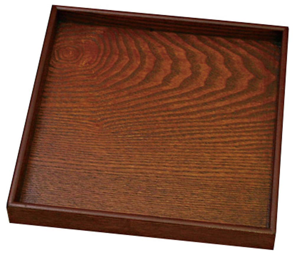 

Alphax Tray, Wood Grain, 30 x 30 x 2.2 cm, Banquet, 10.0mm, Square Tray, with Mezuri (Smooth Surface), 902867