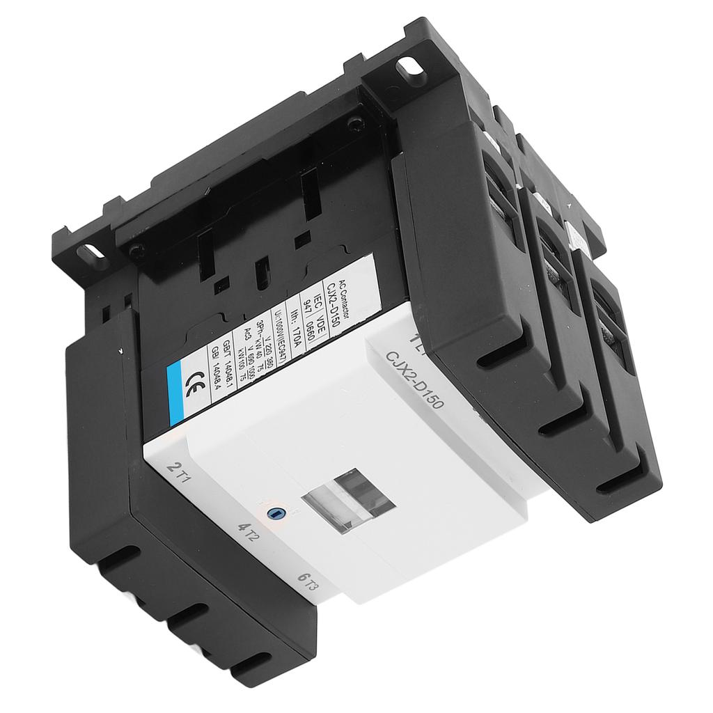 AC110V 150A 3 Phase AC Contactor Silver Contact PC Flame Retardant Housing Alternating Current